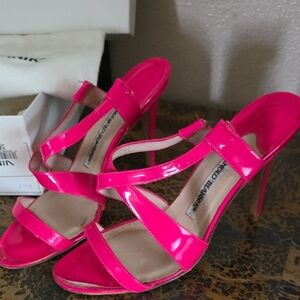 Vibrant Pink Stiletto Heels